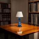 Ver imagem 6 de Abajur de Sala Grande para Decoração Classic Azul Marbella