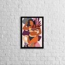Ver imagem 2 de Quadro Decorativo Abstrato Figurativo Mulher Forma I 45x34cm