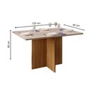 Ver imagem 2 de Mesa para Cozinha Hera 120x90cm Cedro Off White Dj Móveis