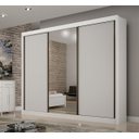 Ver imagem 1 de Guarda Roupa Casal com Espelho 3 Portas Milano - Arbo Design