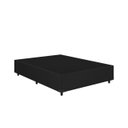 Ver imagem 3 de Cama Base Box Casal Preto Colchão Molas Ensacadas Airtech Springpocket 138x188 - Ortobom