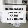 Jogo de Cama Casal 4 Peças Lençol com Elástico 100 Algodão Percal 130 Fios - Dohler - 5