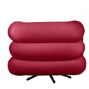 Ver imagem 5 de Kit 2 Poltrona Decorativa Micheli Giratória e Balanço Veludo Cor:vermelho