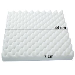 Almofada Caixa Casca de Ovo D23 Quadrada Espuma 44x44x7cm - 2