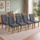 Ver imagem 1 de Conjunto 8 Cadeiras para Sala de Jantar Arthus