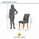 Ver imagem 3 de Conjunto 8 Cadeiras para Sala de Jantar Arthus