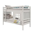 Ver imagem 5 de Beliche Infantil com Janela e Cortina Madeira Maciça Branco Housin