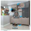 Ver imagem 2 de Cozinha Compacta 5 Peças com Vidro e Tampo Stylo, Cinammon