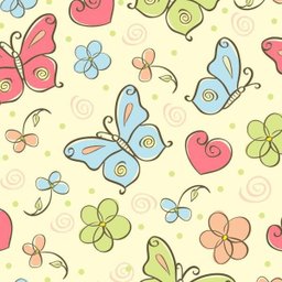 Papel De Parede Bebê Quarto Infantil Menina Borboletas C3977 - 2