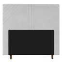 Ver imagem 1 de Cabeceira Cama Box Casal Lisboa 140cm Corano Branco