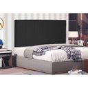 Ver imagem 3 de Cabeceira Painel King 1,95m Ravenna Suede Preto