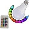 Lampada Led 16 Cores Rgb Controle Ajuste Luz Abajur Estante Casa Sala Quarto Game Bulbo E27 Evento F - 1