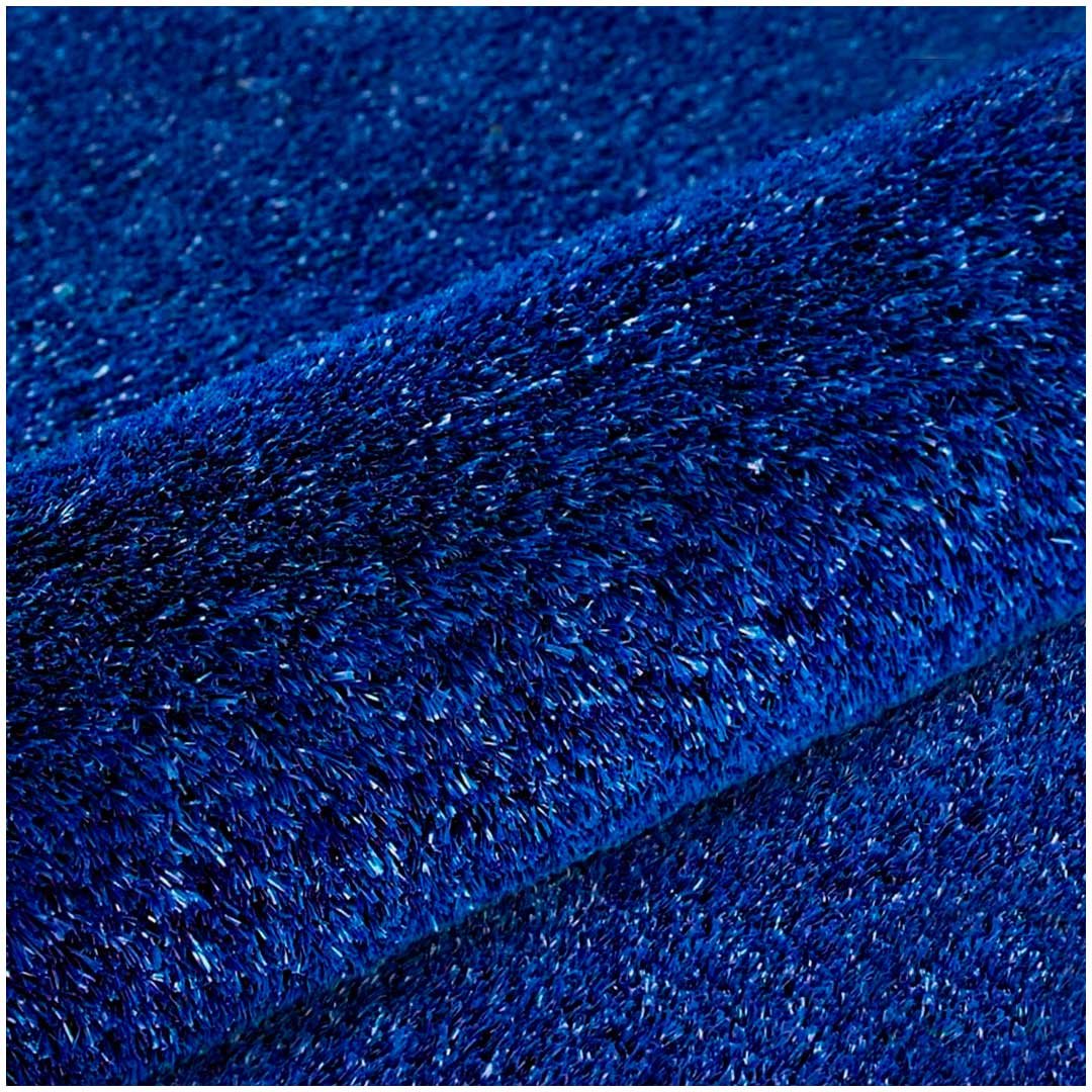 Grama Sintetica Softgrass Colors - Azul 12mm - 2x1.5m - 3m2 - Decortech