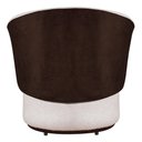 Ver imagem 6 de Poltrona Orgânica Design Beatriz Tecido Bouclé Bege em Calacata Marrom - Estopar Poltrona Beatriz Bo