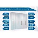 Ver imagem 2 de Cama Box Casal + Colchão Scotland Herval + Guarda Roupa Master Vip 8.4 Atacama