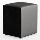 Ver imagem 1 de Puff Quadrado Decorativo L02 Sala de Estar Couríssimo Preto - Lyam Decor