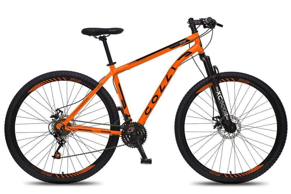 Bicicleta Athena Aro 29 em Aço com 21 Marchas Colli Laranja