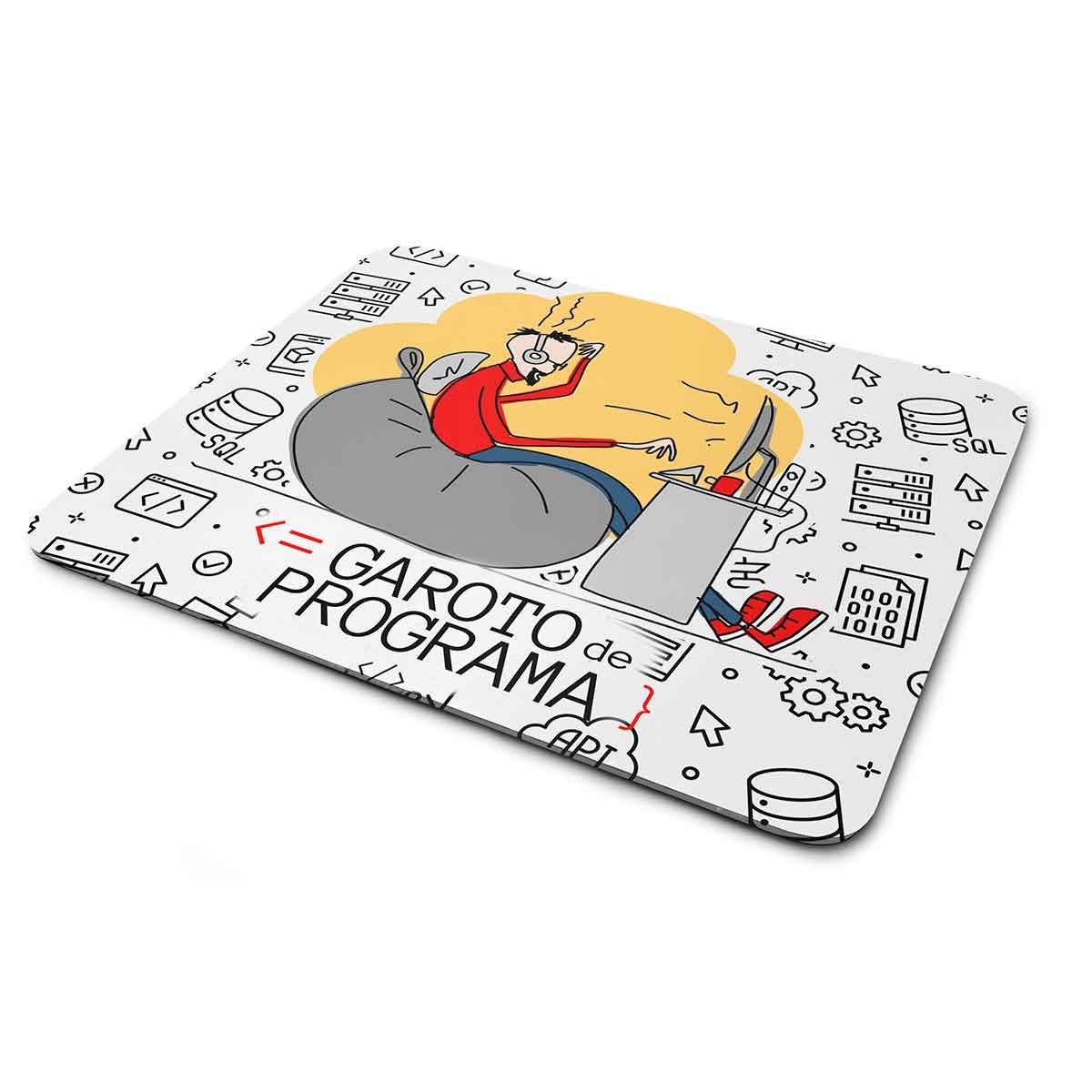 Mouse Pad Garoto de Programa Programação Programador DEV