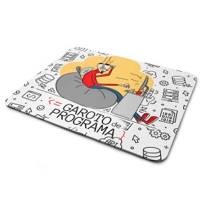 Mouse Pad Garoto de Programa Programação Programador DEV