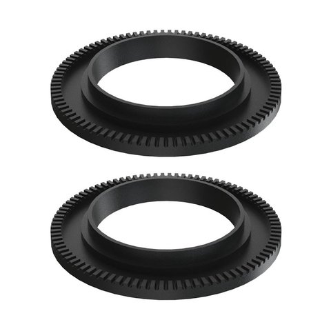 Kit 2 Espalha Chama de Fogão Queimador Duplo Ferro 17,5cm