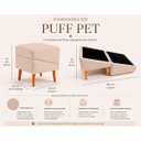 Ver imagem 3 de Puff Rampa Pet para Cães e Gatos Bouclé