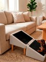 Ver imagem 2 de Puff Rampa Pet para Cães e Gatos Bouclé