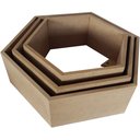 Ver imagem 1 de Kit 3 Nichos Losango - 350, 300, 250 X 120:cru