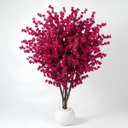 Ver imagem 7 de 9 Hastes de Cerejeira Artificial 125cm para Vasos e Arranjos Decorativos