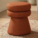 Ver imagem 2 de Puff Organico Cave 48x42 cm Base Giratoria Linho Color Trend Tca 303 Moll