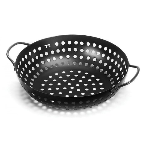 Assadeira Grill Modelo Wok em Aço 28cm Prana