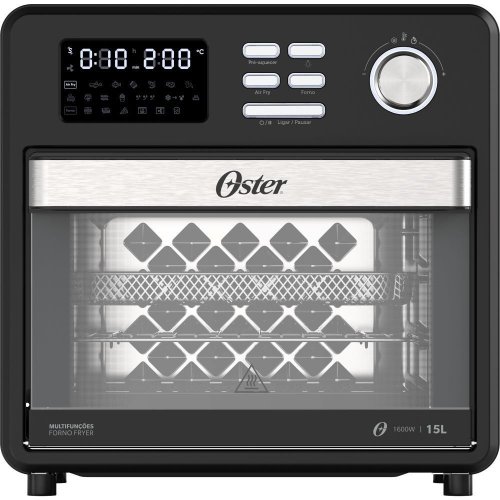 Fritadeira Elétrica 12 Litros Air Fryer Oster Oven Fryer Com Timer