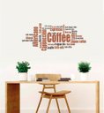 Ver imagem 1 de Adesivo Decorativo Parede Coffee Café