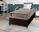 Ver imagem 1 de Conjunto Cama Box Espuma San Diego Bege Solteiro 96x203x67