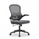 Ver imagem 1 de Cadeira de Escritório Executiva Base Preta com Rodinha Fortt Linea Cinza - csf20-cz