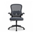 Ver imagem 3 de Cadeira de Escritório Executiva Base Preta com Rodinha Fortt Linea Cinza - csf20-cz