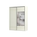 Ver imagem 2 de Guarda-roupa Roupeiro Solteiro com 02 Portas 179 Cm 100% Mdf Dalla Costa: Off White