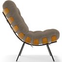 Ver imagem 6 de Kit 2 Poltronas Decorativas Sala de Estar Costela L02 Bouclê Bege - Lyam Decor