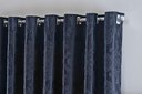 Ver imagem 2 de Cortina Jacquard Luxo em Tecido Semi Blackout Sala 3,00x2,80:preto