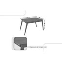 Ver imagem 3 de Sala de Jantar Completa Havana C/ Tampo Madeirado Canto Curvo 120x80cm e 4 Cadeiras Dafne Naturale