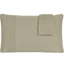 Ver imagem 6 de Jogo de Cama Solteiro Malha 3 Pçs Bella Cama 100% Algodão 88x188x30cm Avelã
