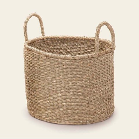 Cesta Multiuso Organizadora Cestaria Fibra Natural Decoração