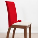 Ver imagem 4 de Kit 6 Pçs Capa Protetora de Cadeira 6 Lugares Malha Gel Ajustável: Vermelho