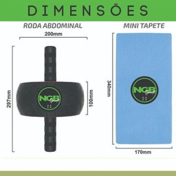 Roda Abdominal para Treinamento Grupo Musculares - 4