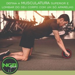 Roda Abdominal para Treinamento Grupo Musculares - 3