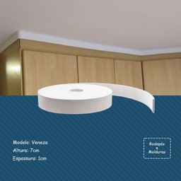 Rodapé Eva Flexível Autoadesivo 7cm X 1cm Veneza 10 Metros - 4