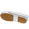 Sapato Ocupacional Antiderrapante Linha Flex Clean Branco com Listra Cinza (ref.: 103fclean Br) Marl - 3
