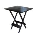Ver imagem 1 de Mesa Dobrável Quadrada em Madeira Padrão 70x70 - Tabaco