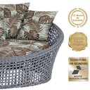Ver imagem 3 de Chaise Hungria Alumínio Pintura Fendi Corda Náutica E6 Trama Original