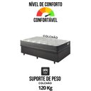 Ver mais imagens de Base Box Baú 88x188 Linho com Colchão Adapto Molas Ensacadas