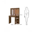 Ver imagem 4 de Penteadeira Camarim Eliza 1 Gav. -150x92cm Canela